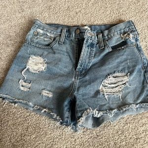 Madewell High Rise Jean Short